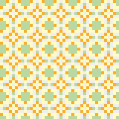 Soyut çapraz desenli üretken hesaplama sanatı çizimi 