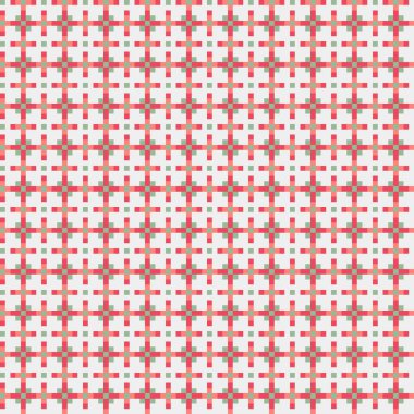 Soyut çapraz desenli üretken hesaplama sanatı çizimi