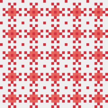 Soyut çapraz desenli üretken hesaplama sanatı çizimi