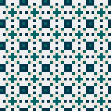 Soyut çapraz desenli üretken hesaplama sanatı çizimi