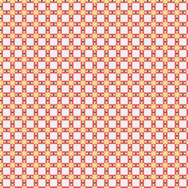 Soyut çapraz desenli üretken hesaplama sanatı çizimi