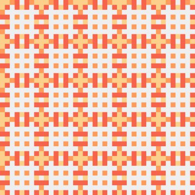 Soyut çapraz desenli üretken hesaplama sanatı çizimi 