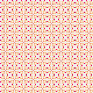 Soyut çapraz desenli üretken hesaplama sanatı çizimi