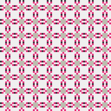 Soyut çapraz desenli üretken hesaplama sanatı çizimi