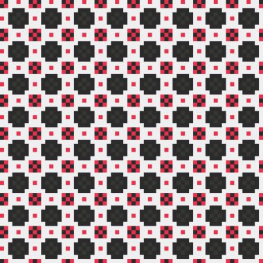 Soyut çapraz desenli üretken hesaplama sanatı çizimi 