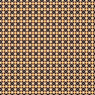 Soyut çapraz desenli üretken hesaplama sanatı çizimi