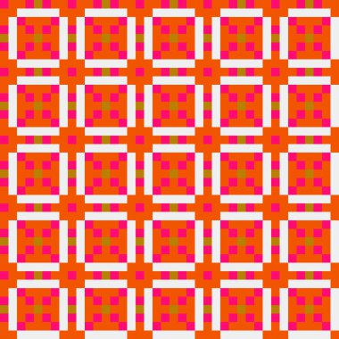 Soyut çapraz desenli üretken hesaplama sanatı çizimi 