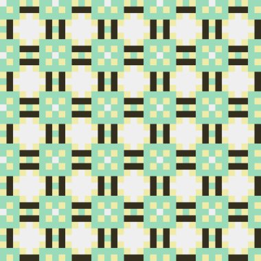 Soyut çapraz desenli üretken hesaplama sanatı çizimi 