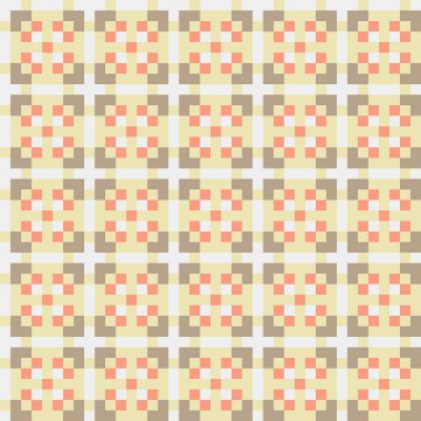 Soyut çapraz desen, üretken hesaplama sanatı illüstrasyonu  