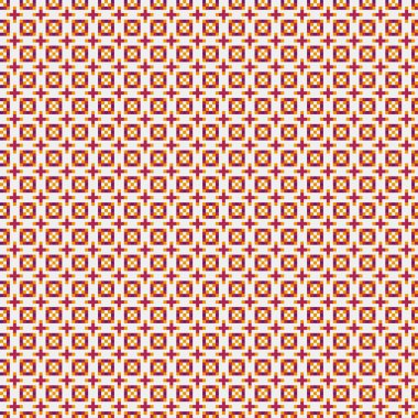 Soyut çapraz desenli üretken hesaplama sanatı çizimi