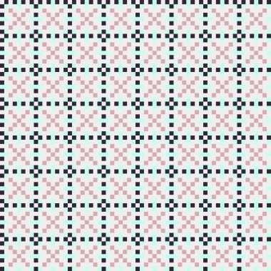 Soyut çapraz desenli üretken hesaplama sanatı çizimi