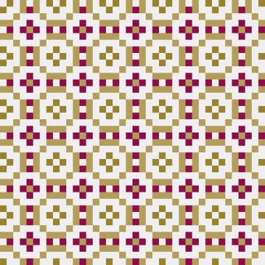 Soyut çapraz desenli üretken hesaplama sanatı çizimi 