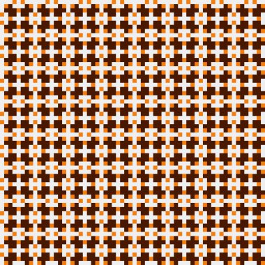 Soyut çapraz desenli üretken hesaplama sanatı çizimi