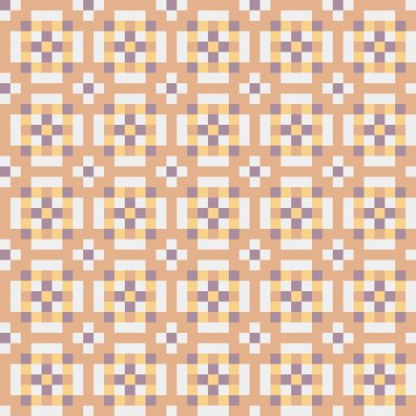 Soyut çapraz desen, üretken hesaplama sanatı illüstrasyonu  