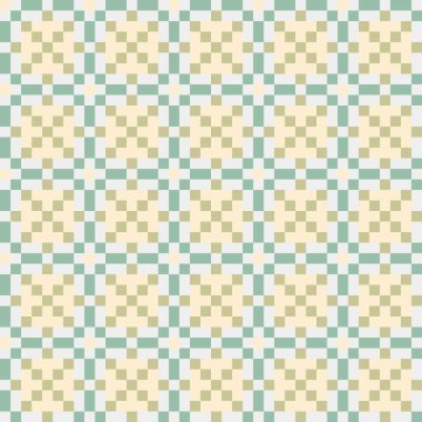 Soyut çapraz desen, üretken hesaplama sanatı illüstrasyonu  