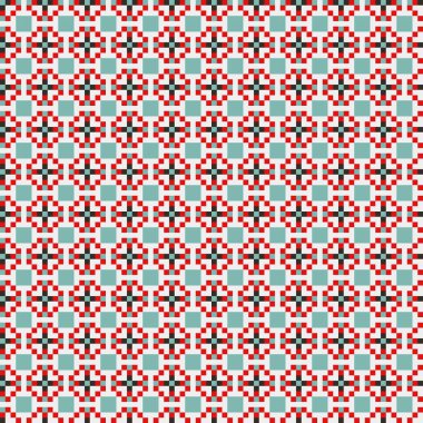 Soyut çapraz desenli üretken hesaplama sanatı çizimi