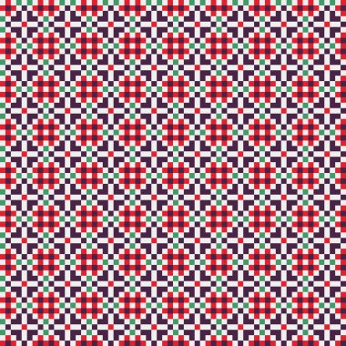 Soyut çapraz desenli üretken hesaplama sanatı çizimi