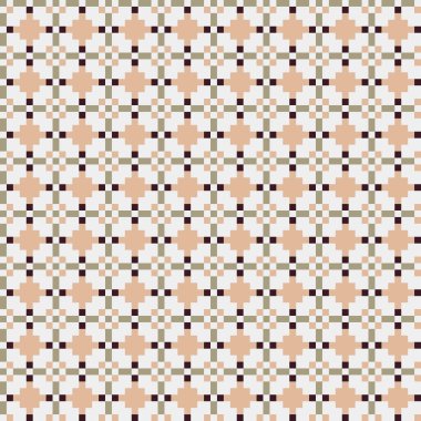 Soyut çapraz desen, üretken hesaplama sanatı illüstrasyonu  