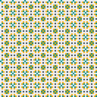 Soyut çapraz desenli üretken hesaplama sanatı çizimi