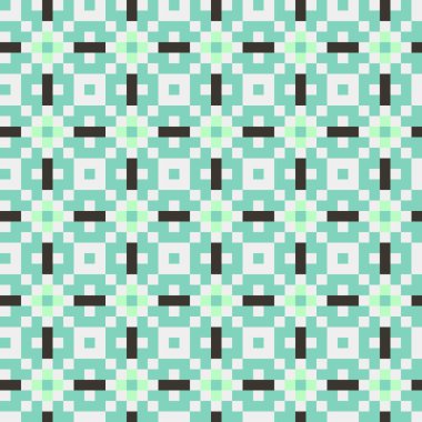 Soyut çapraz desenli üretken hesaplama sanatı çizimi