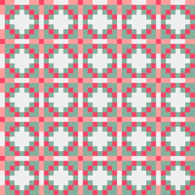 Soyut çapraz desenli üretken hesaplama sanatı çizimi 