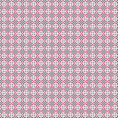 Soyut çapraz desenli üretken hesaplama sanatı çizimi