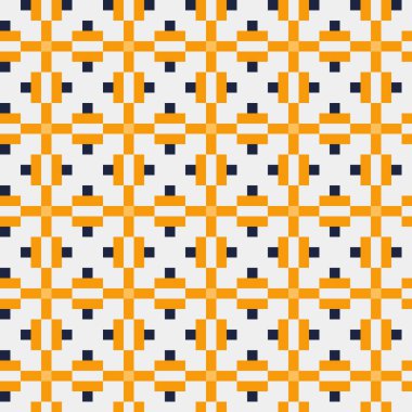 Soyut çapraz desenli üretken hesaplama sanatı çizimi 