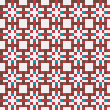 Soyut çapraz desen, üretken hesaplama sanatı illüstrasyonu  