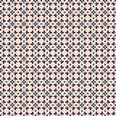 Soyut çapraz desenli üretken hesaplama sanatı çizimi