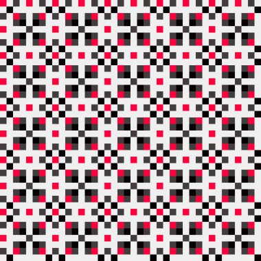 Soyut çapraz desenli üretken hesaplama sanatı çizimi 