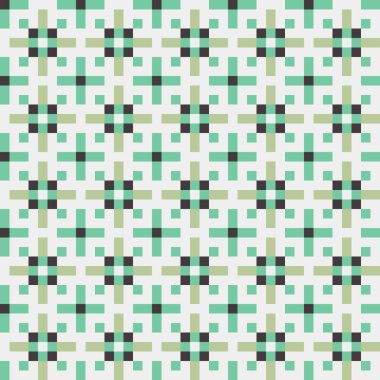 Soyut çapraz desen, üretken hesaplama sanatı illüstrasyonu  