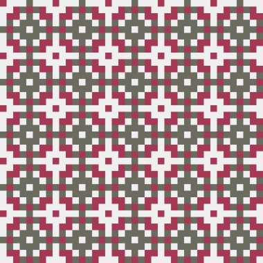 Soyut çapraz desenli üretken hesaplama sanatı çizimi