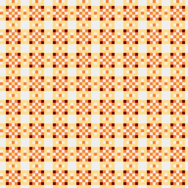 Soyut çapraz desenli üretken hesaplama sanatı çizimi