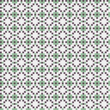 Soyut çapraz desenli üretken hesaplama sanatı çizimi