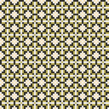 Soyut çapraz desenli üretken hesaplama sanatı çizimi 