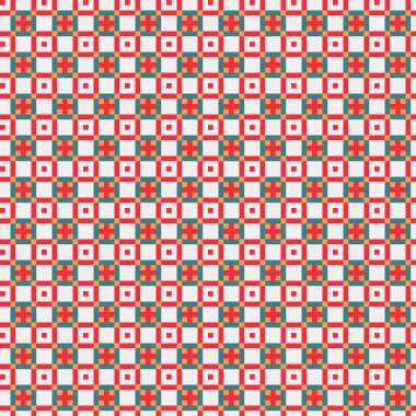 Soyut çapraz desen, üretken hesaplama sanatı illüstrasyonu  