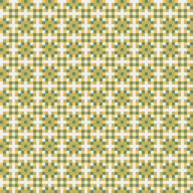 Soyut çapraz desenli üretken hesaplama sanatı çizimi