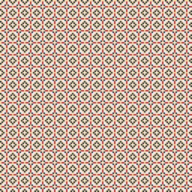 Soyut çapraz desen, üretken hesaplama sanatı illüstrasyonu  