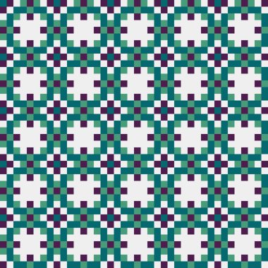 Soyut çapraz desenli üretken hesaplama sanatı çizimi