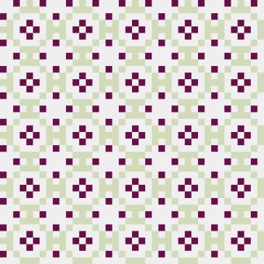 Soyut çapraz desenli üretken hesaplama sanatı çizimi