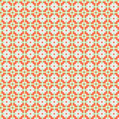 Soyut çapraz desenli üretken hesaplama sanatı çizimi 