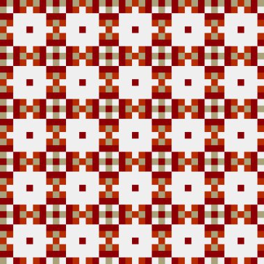 Soyut çapraz desenli üretken hesaplama sanatı çizimi 