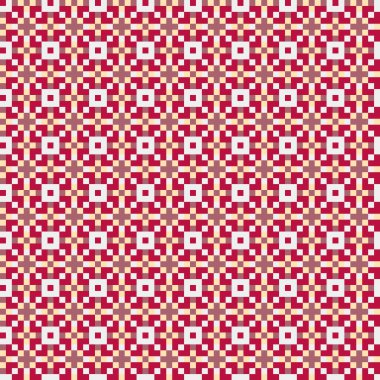 Soyut çapraz desenli üretken hesaplama sanatı çizimi