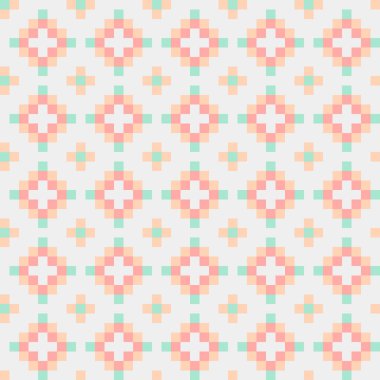 Soyut çapraz desen, üretken hesaplama sanatı illüstrasyonu  