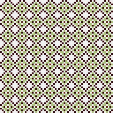 Soyut çapraz desenli üretken hesaplama sanatı çizimi