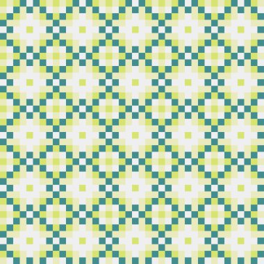 Soyut çapraz desenli üretken hesaplama sanatı çizimi