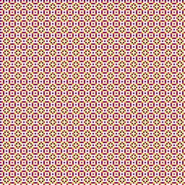 Soyut çapraz desenli üretken hesaplama sanatı çizimi