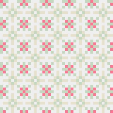 Soyut çapraz desenli üretken hesaplama sanatı çizimi