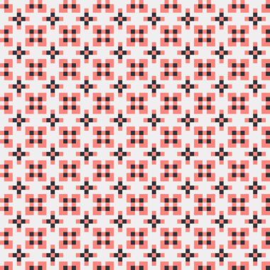 Soyut çapraz desenli üretken hesaplama sanatı çizimi