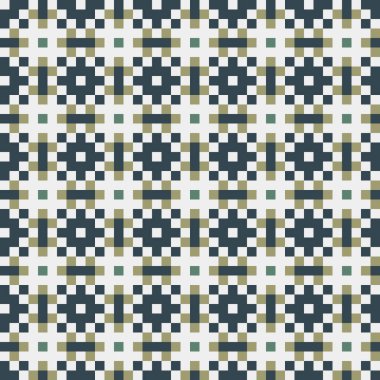 Soyut çapraz desenli üretken hesaplama sanatı çizimi